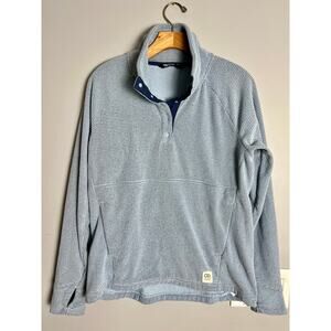 Outdoor Research Sweatshirt Womens M Pink Trail Mix Snap Pullover Waffle Knit